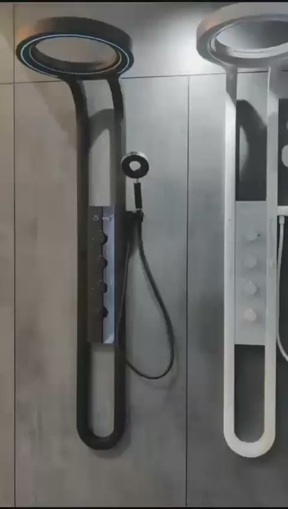 PRO Ring Waterfall 5-Function Shower Set with LED Display – JSS01013B