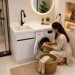 Laundry Sink 100cm With Cabinet | 1000x630mm JLKS1001A