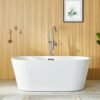 SATURN Free Standing Bath Tub White (Glossy)