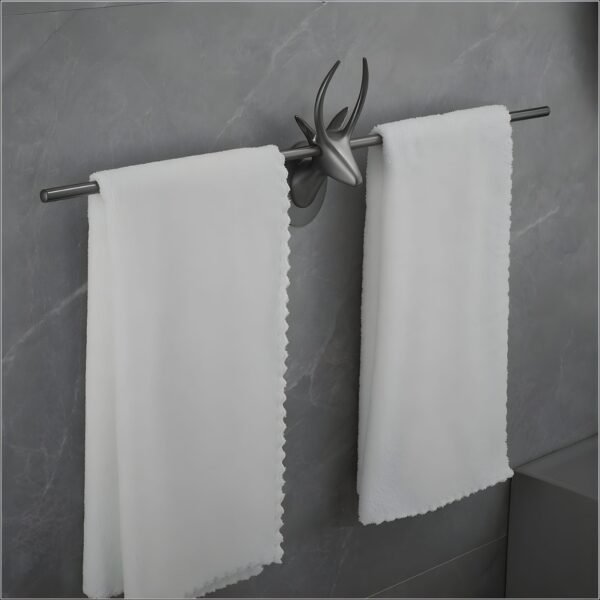 JIBA017 Towel Ring (Twin) Graphite