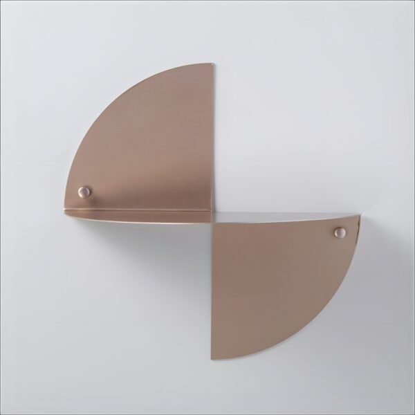 JIBS010 Metal Shelf Straight Brown