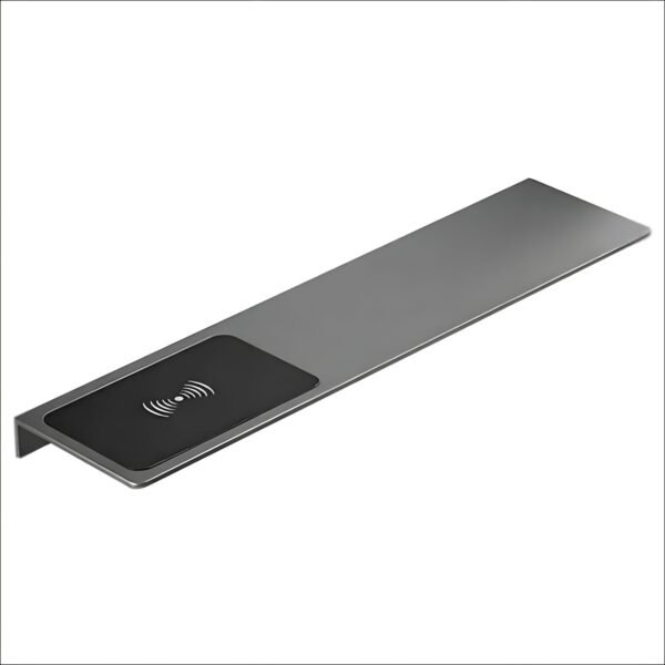 JIBP011 Bathroom Shelf 20x5 with Wireless Charger | Black |