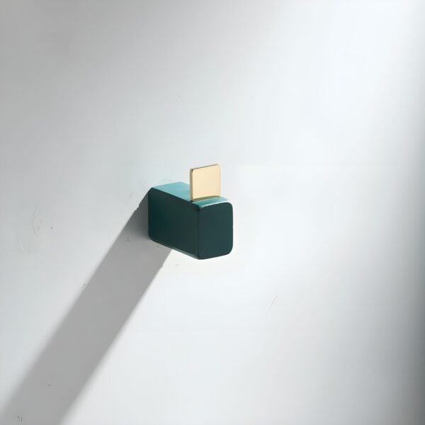 JIBA010 Coat hook Green & Gold