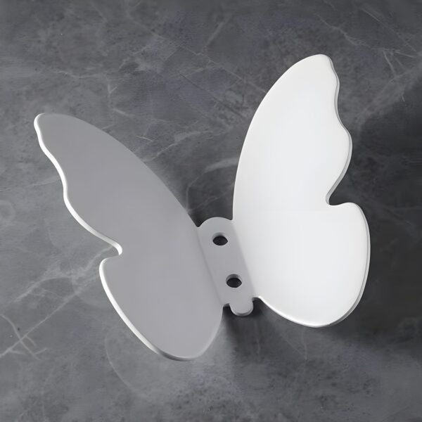 JIBH012 Coat hook White (Butterfly)