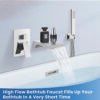 Creek Bath Tub Filler With Shower Set