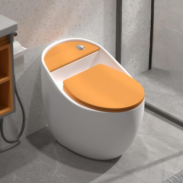 Wall Hung Closet Moon Series | 8817 | White & Orange |