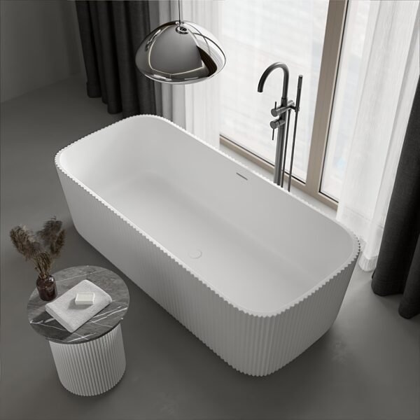 SARA Free Standing Bath Tub White (Glossy)