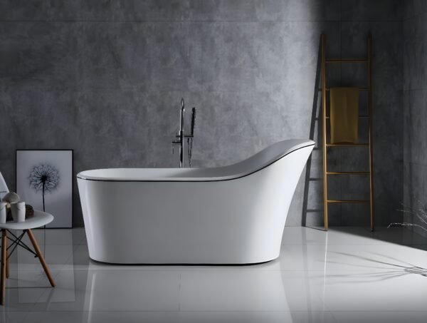 EVA Free Standing Bath Tub White (Glossy)